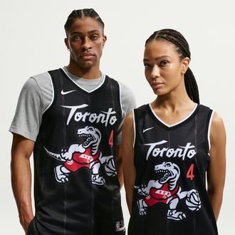 Nike Scottie Barnes Toronto Raptors City Edition Nike Mens NBA Swingman Jersey in Black | HM5997-011