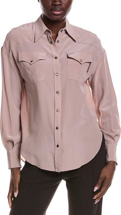 Brunello Cucinelli Silk Western Shirt