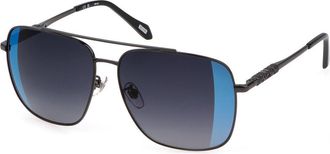 Just Cavalli SJC030 0584 Womens Sunglasses Black Size 61