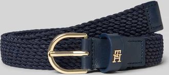 Tommy Hilfiger G&uuml;rtel in Flechtoptik Modell ESSENTIAL EFFORTLESS 2.5 in Dunkelblau, Gr&ouml;&szlig;e 100