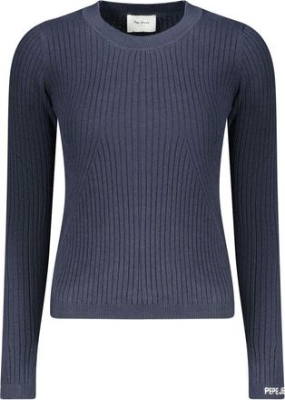 Pepe Jeans London Blauwe Katoenen Damestruien