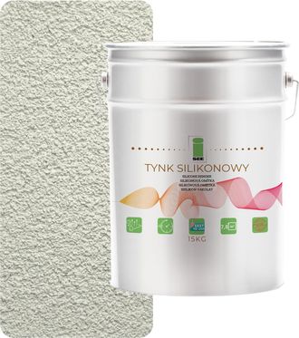 OEM Yeso De Silicona Para Fachadas, Blanco, Verde Claro, 1,5 Mm, Calidad Premium, 15 Kg
