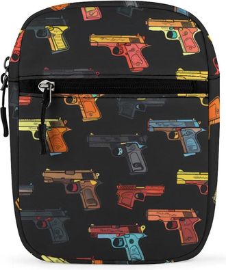 Generic Hand Gun Crossbody Bag Adjustable Satchel Cute Shoulder Bag Lightweight Sling Bags