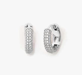 Kate Spade New York Brilliant Statements Pav&eacute; Mini Huggies