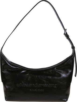 Alexander Wang Punch Crossbody Tas - Dames - Schoudertassen - Zwart - ONE Size - Tassen