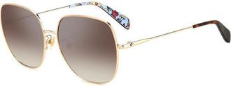 Kate Spade New York Charli/F/S Asian Fit AU2/NQ Womens Sunglasses Gold Size 59