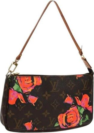 Louis Vuitton Pre-owned Shoulder Bags, female, Brown, Size: ONE SIZE Pre-owned Canvas Shoulder Bag