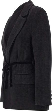Kaos Kaos, Dames, Jassen, Zwart, Maat: S Leer