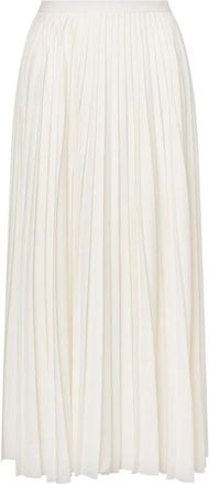 Philosophy di Lorenzo Serafini Midi Rok - Dames - Midirokken - Beige - S - Polyester - Rokken