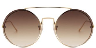 Ana Hickmann HI3090 04C Womens Sunglasses Gold Size 54