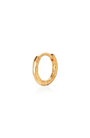 Monica Vinader Ziggy Huggie Hoop Earring in Gold at Nordstrom