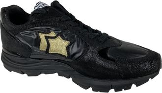 Atlantic Stars Mira Gold Sneakers - Dames - Sneakers - Zwart - 37 EU - Leer - Schoenen