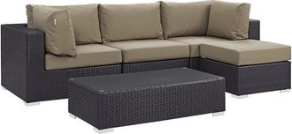 ModWay Convene 5-Piece Outdoor Patio Sectional Set
