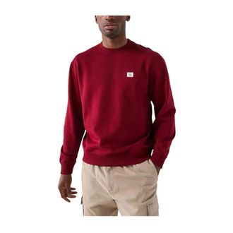 Calvin Klein Hoodies & sweatvesten, Heren, Rood, M, Relaxed Sweatshirt