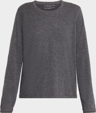 Majestic Filatures Cashmere Melange-Knit Crewneck