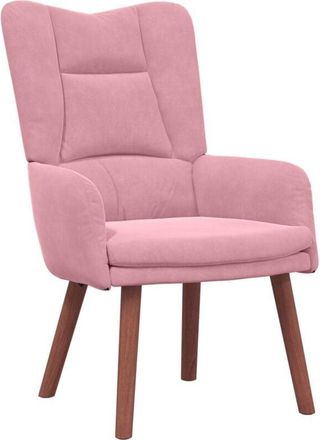 vidaXL Silla Relax Rosa 63 X 67 X 94 Cm Terciopelo Vidaxl