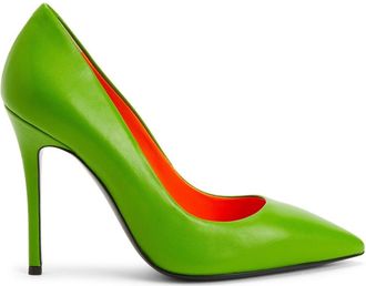 Giuseppe Zanotti 105mm Lucrezia pumps - women - Leather/Leather/Leather - 34 - Green