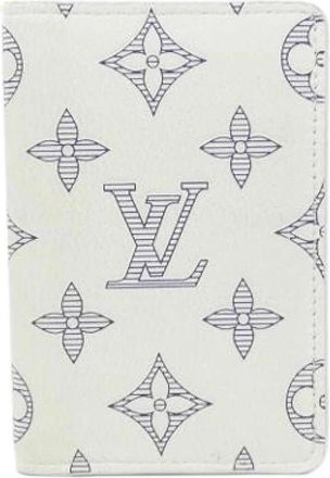 Louis Vuitton Pre-owned Kaarthouder - Heren - Vintage Accessoires - Wit - ONE Size - Leer - Vintage