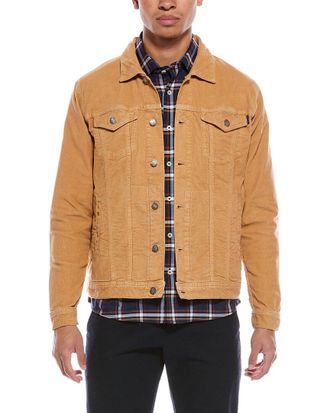 Stone Rose Washed Corduroy Trucker Shirt Jacket