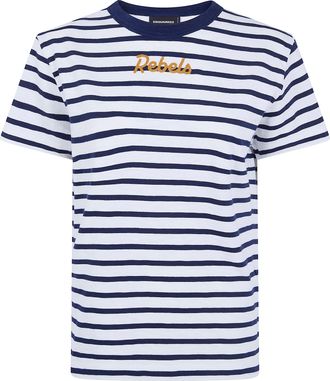 Dsquared2 Striped Just Right Fit T-Shirt