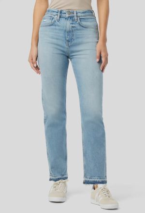 Hudson Jade High-Rise Straight Loose Fit Jeans In Free Mind