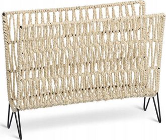 ZELLER Boho Revistero Beige Ligero Y Portable