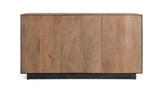 Giner&Colomer Aparador de 3 puertas fabricado en madera de mango 150 cm
