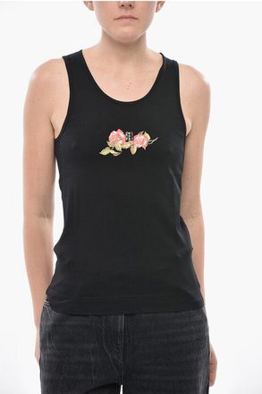 Givenchy Cotton Tank Top ROSES size Xs
