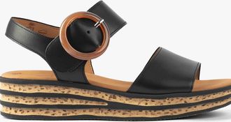 Gabor Womens Gabor ANDRE Womens Sandals Black - Size: 7.5
