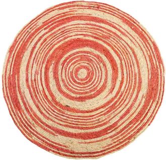 Wanderlust Deco Alfombra redonda de ma&iacute;z d120 x 1h cm