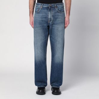Valentino Jeans blu in denim slavato