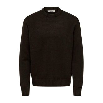 Only & Sons Hombre, Jerseys, Negro, Talla: S