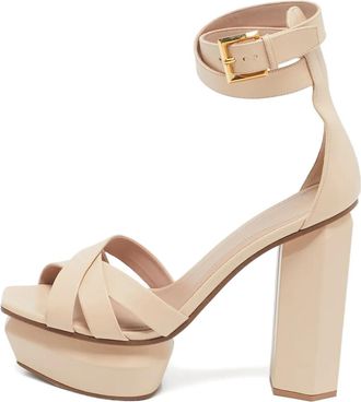 Balmain Sandali Ava con cinturino alla caviglia 110mm - Toni neutri