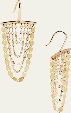 Lana Jewelry 14K Gold Small Nude Cascade Earrings