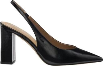 HUGO BOSS Miah Pomp - Dames - Pumps - Zwart - 38 EU - Leer - Schoenen