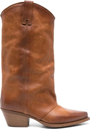 M&eacute;tisse 50mm cowboy boots - Brown