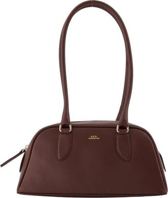 A.P.C. Paloma Kleine Schoudertas - Dames - Schoudertassen - Rood - ONE Size - Katoen - Tassen