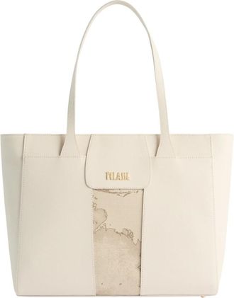 Alviero Martini 1A Classe Tote Bags, female, Beige, Size: ONE SIZE Shopper Grande