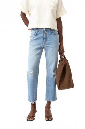 Closed Milo Straight Leg Jean In Mid Blue