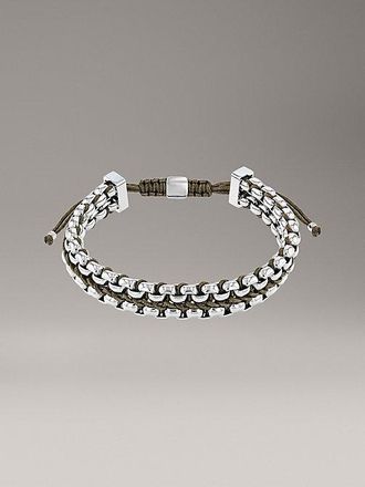 Calvin Klein Adjustable Braided Link Bracelet
