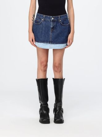 7 For All Mankind Gonna mini in denim di cotone