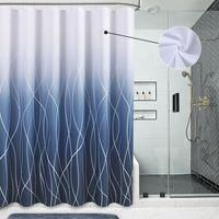 OEM Cortina De Ducha De 180 X 180 Cm. Cortina De Ducha Impermeable De Poli&eacute;ster Estampada