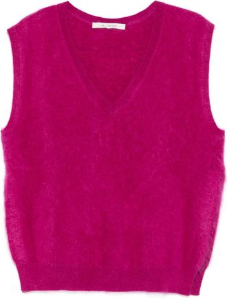 Absolut Cashmere Miriam V-neck vest - Pink