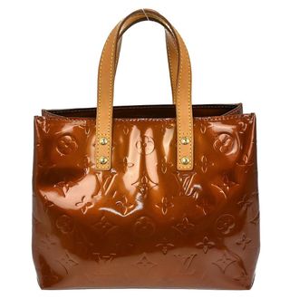 Louis Vuitton Reade Handbag Monogram Vernis Brown Patent_Leather Handbag (Pre-Owned)