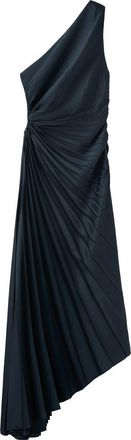 Mango One-Shoulder Evening Dress in Blue at Nordstrom, Size 4