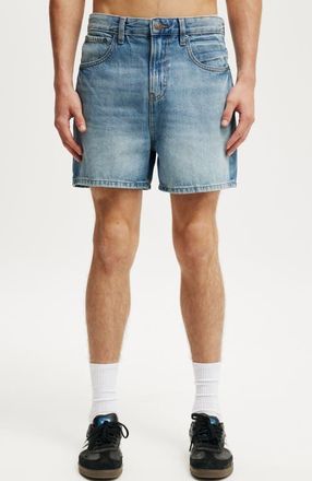 Cotton On Mens Denim Short Short in Delusion Blue at Nordstrom, Size 30