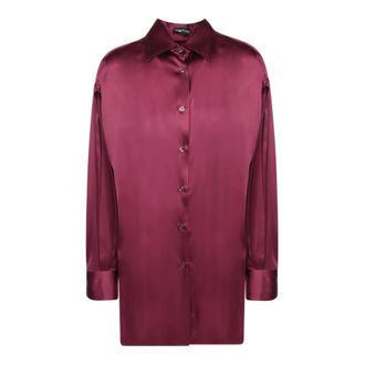 Tom Ford Dames, Blouses & Shirts, Paars, Maat: 2XS