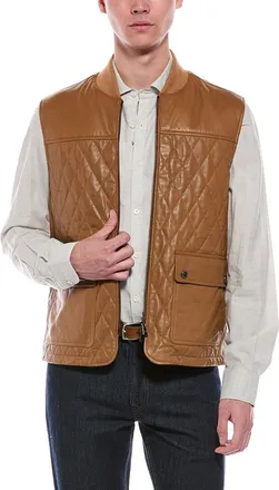 Isaia Leather Vest
