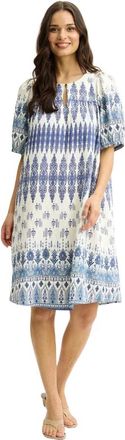 In Front Zomerjurken - Dames - Korte kleedjes - Blauw - S - Kleedjes
