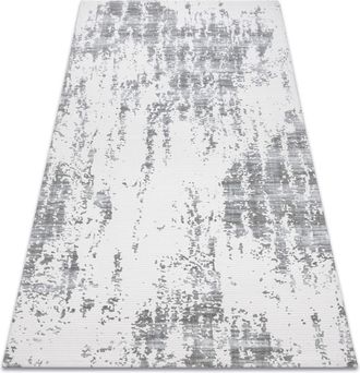 RugsX Rugsx - Alfombra Acr&iacute;lica Uskup Hormig&oacute;n 9484 Marfil / Gris Grey 80x300 Cm